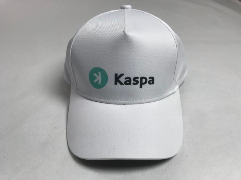 Kaspa Baseball Cap (Logo&Text) – Adjustable Fit, Classic Crypto Style - Image 2