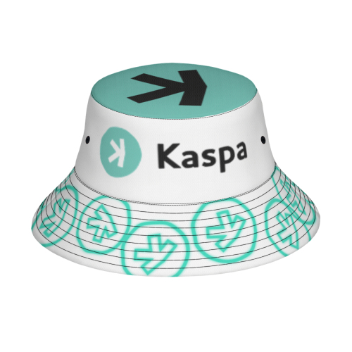 Kaspa Bucket Hat - Fully Designed in Authentic Kaspa Style