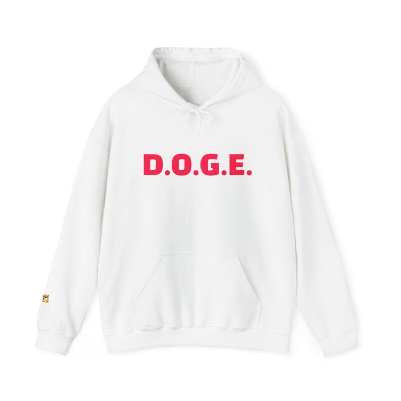 RED D.O.G.E. Unisex Heavy Blend™ Hooded Sweatshirt - Department of Government Efficiency.