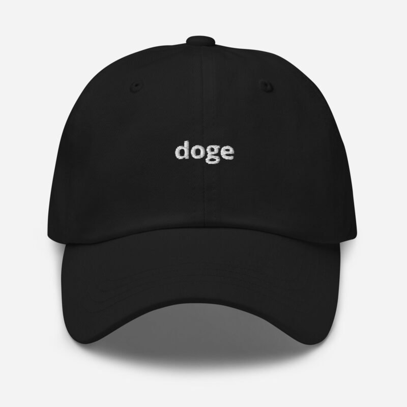 DOGE Department of Government Efficiency (D.O.G.E) Dad hat