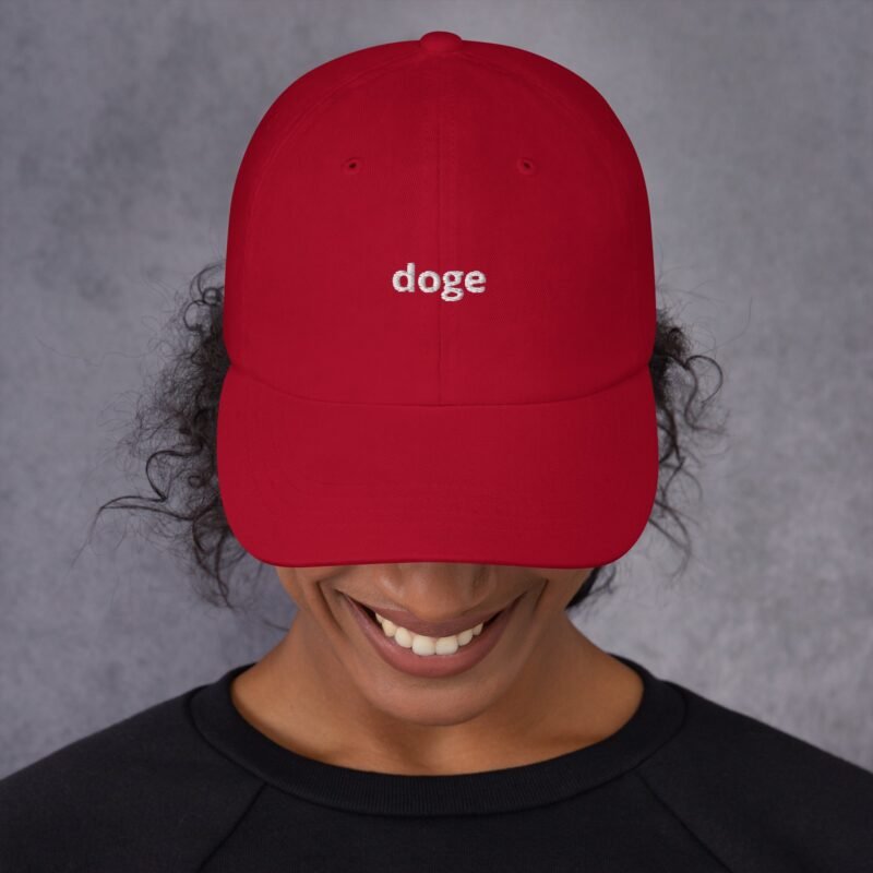 DOGE Department of Government Efficiency (D.O.G.E) Dad hat