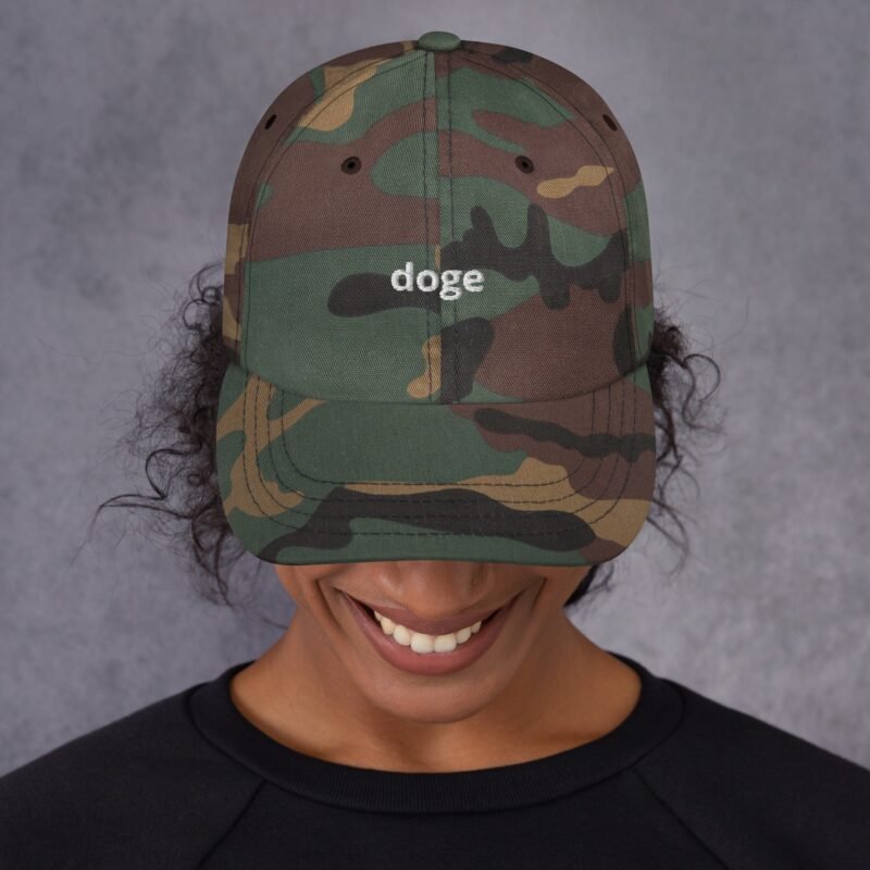 DOGE Department of Government Efficiency (D.O.G.E) Dad hat