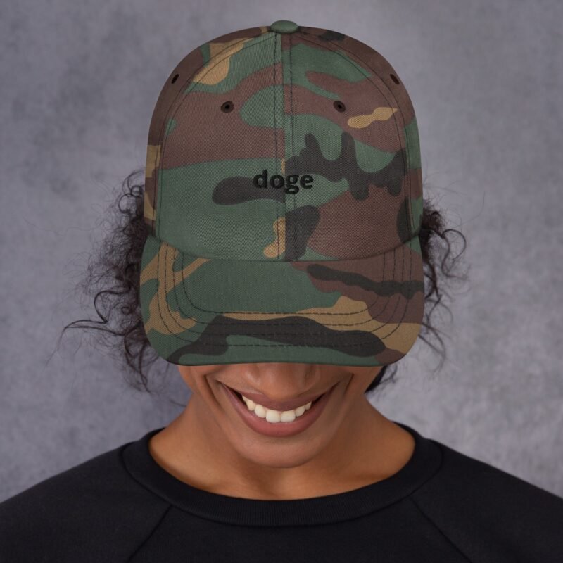 DOGE Hat Dogecoin Department of Government Efficiency Dad hat v2