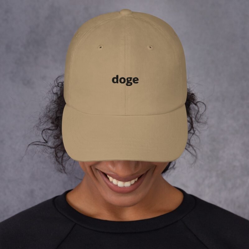 DOGE Hat Dogecoin Department of Government Efficiency Dad hat v2