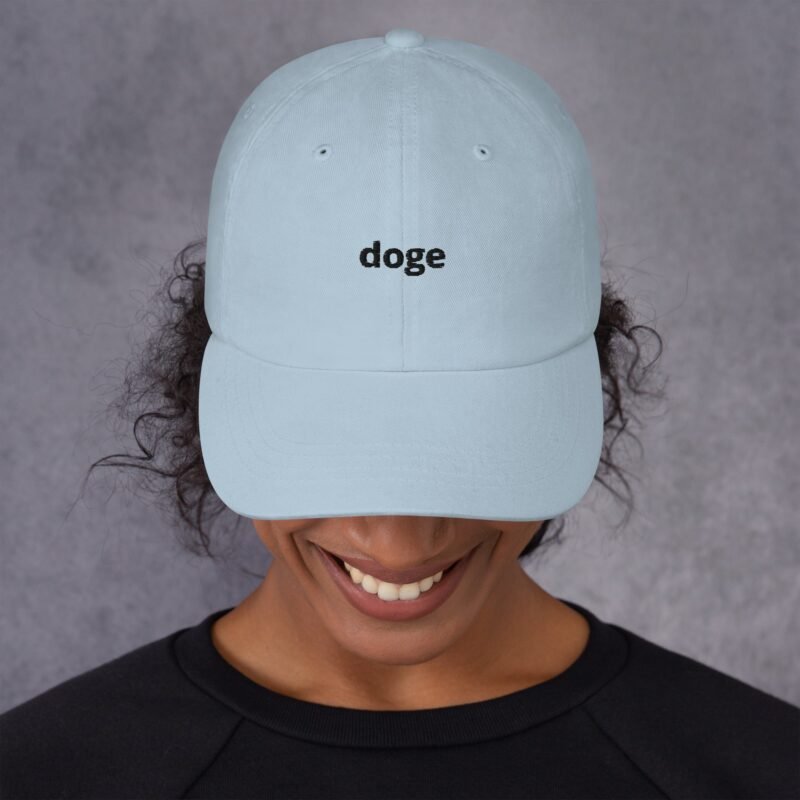 DOGE Hat Dogecoin Department of Government Efficiency Dad hat v2