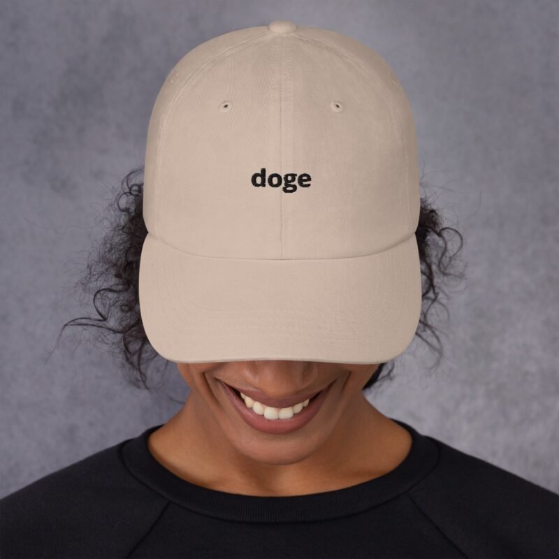 DOGE Hat Dogecoin Department of Government Efficiency Dad hat v2