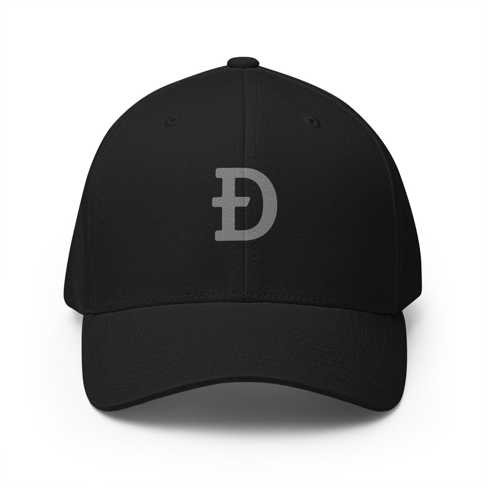 DOGE Hat | Gray Ð Dogecoin Hat | Minimalist Crypto Hat | Meme Merch
