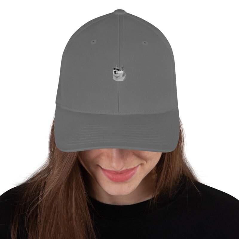 Grey Doge Emblem  Structured Twill Cap