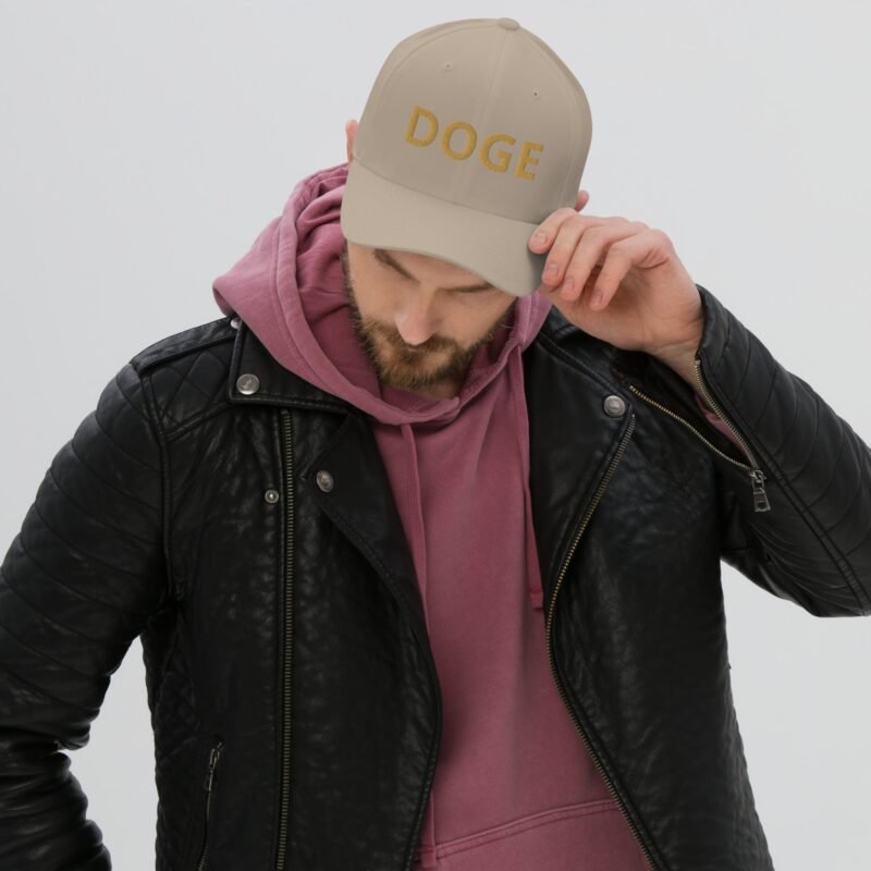 GOLD DOGE Hat Structured Twill DOGE Cap - Many Colors