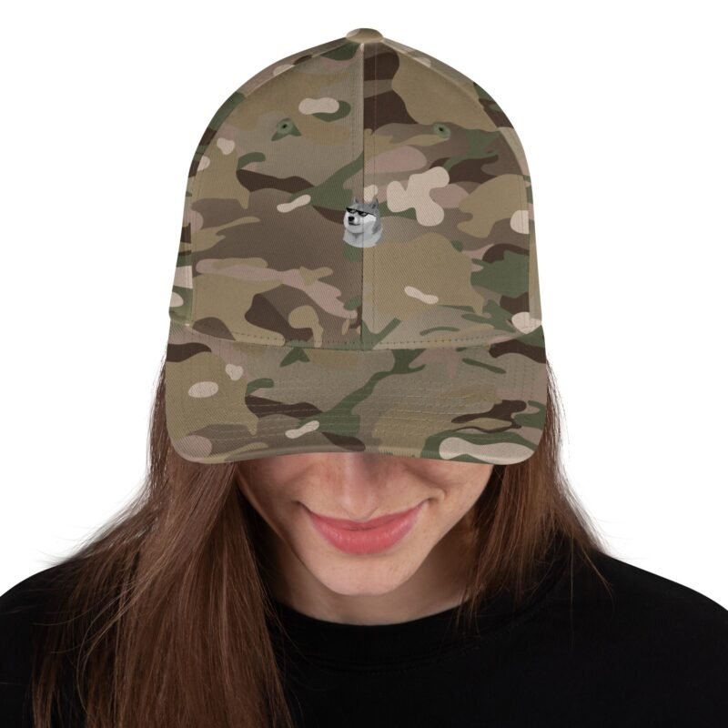 Grey Doge Emblem  Structured Twill Cap