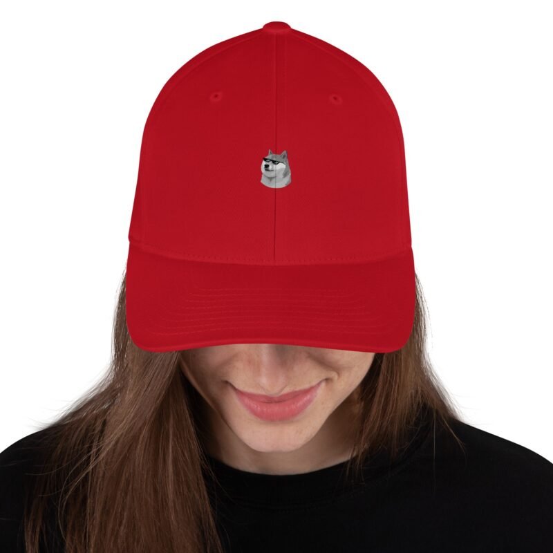 Grey Doge Emblem  Structured Twill Cap