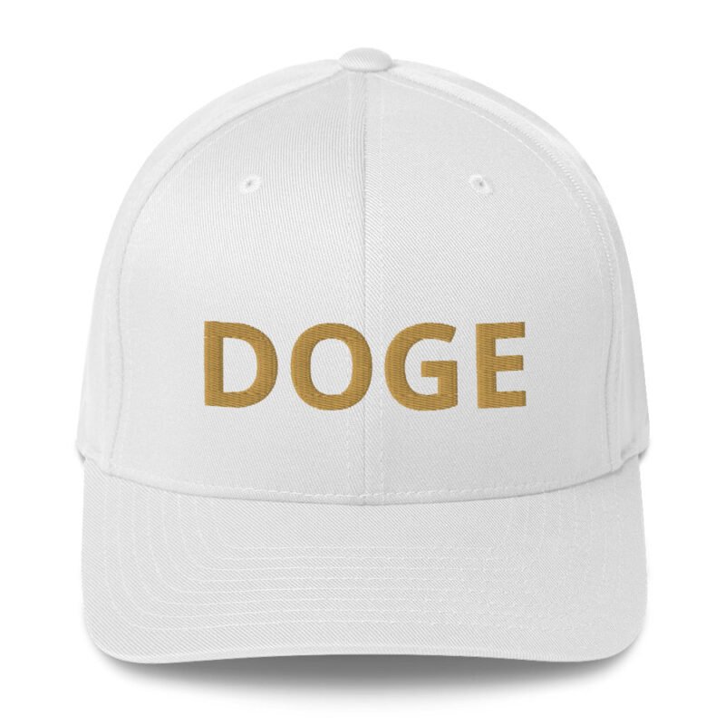 GOLD DOGE Hat Structured Twill DOGE Cap - Many Colors