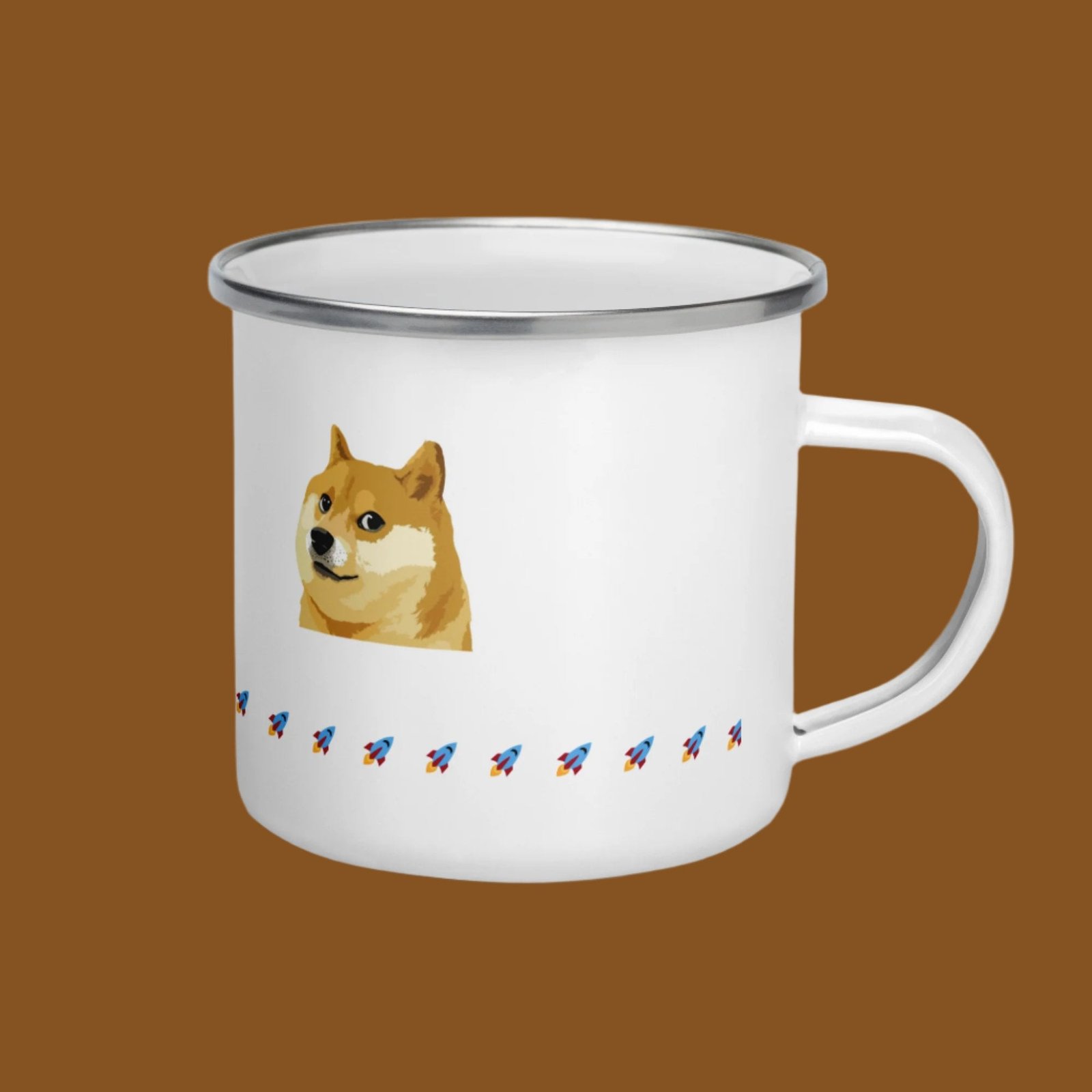 DOGE To The Moon Premium Mug | DOGE Camping Cup