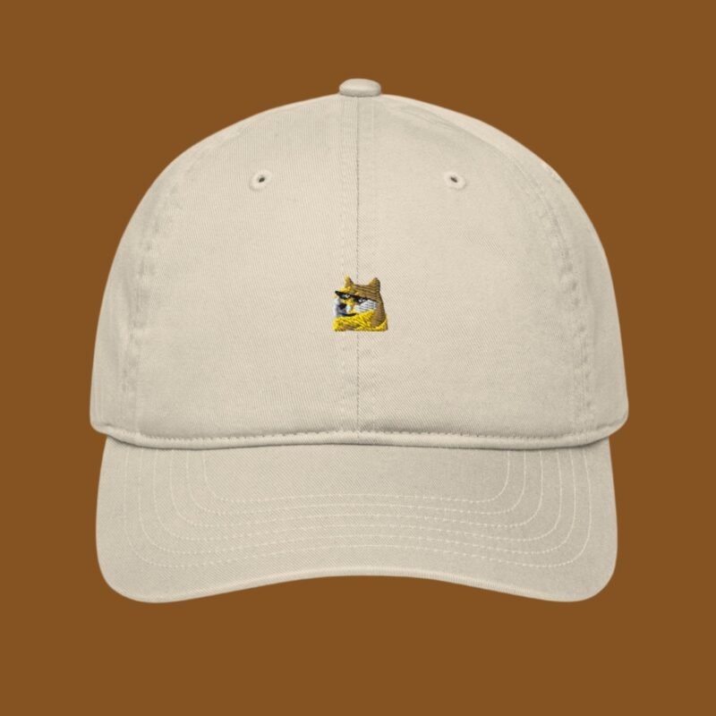 OG DOGE Dad Hat | Eco-Friendly Organic Cotton Cap | Classic DOGE Merch