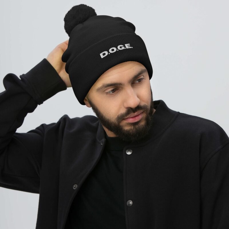 Department of Government Efficiency Pom-Pom Beanie