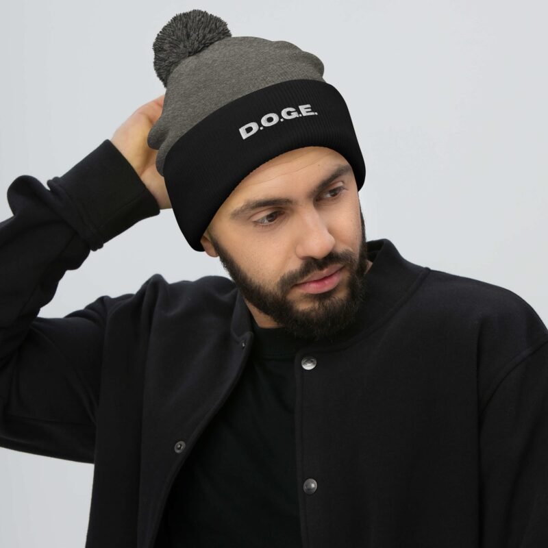 Department of Government Efficiency Pom-Pom Beanie