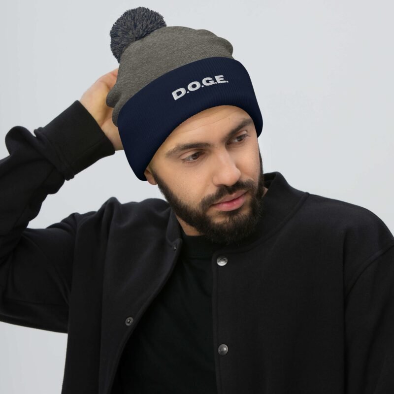 Department of Government Efficiency Pom-Pom Beanie