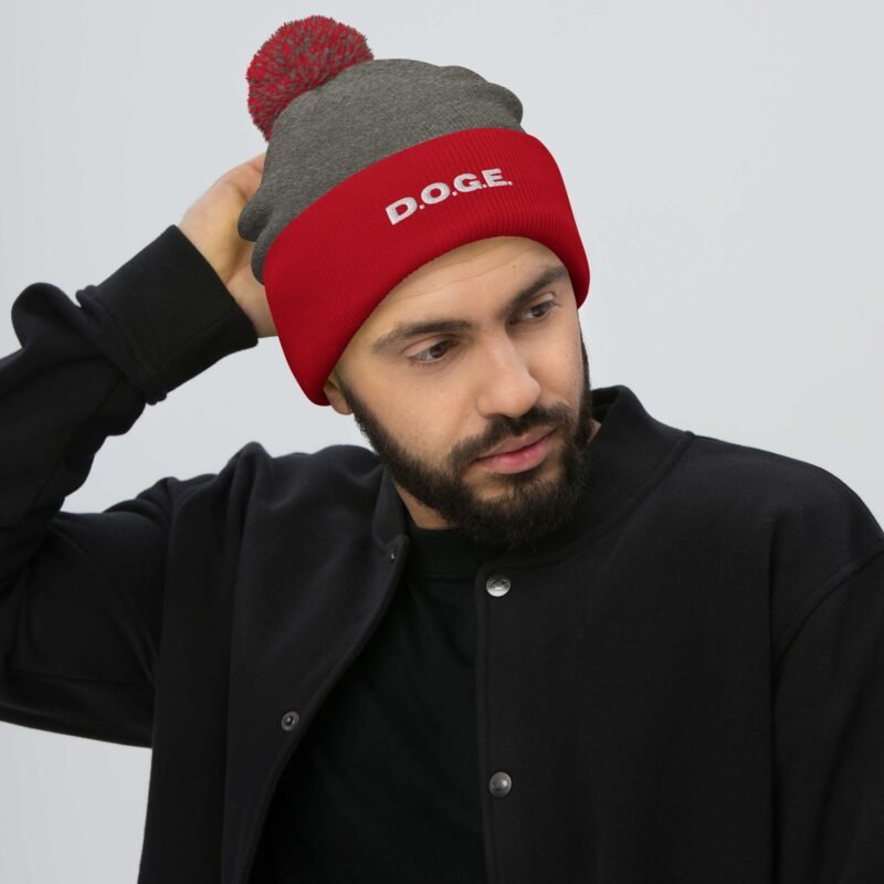 Department of Government Efficiency Pom-Pom Beanie