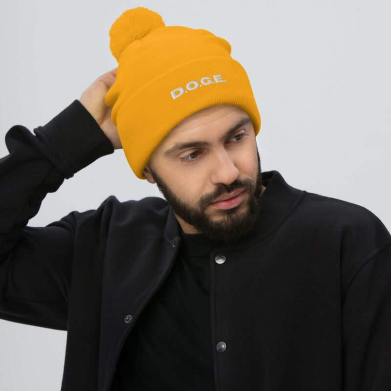 Department of Government Efficiency Pom-Pom Beanie