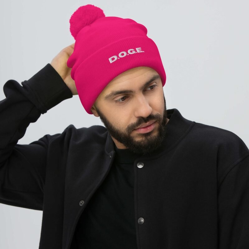 Department of Government Efficiency Pom-Pom Beanie