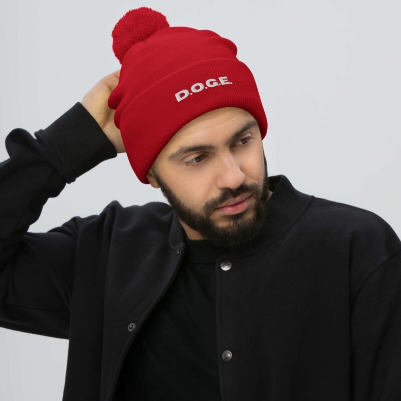 Department of Government Efficiency Pom-Pom Beanie