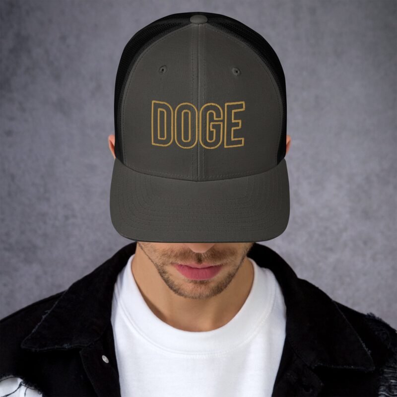 DOGE Trucker Cap DOGE Merch Department of Government Efficiency Meme Hat