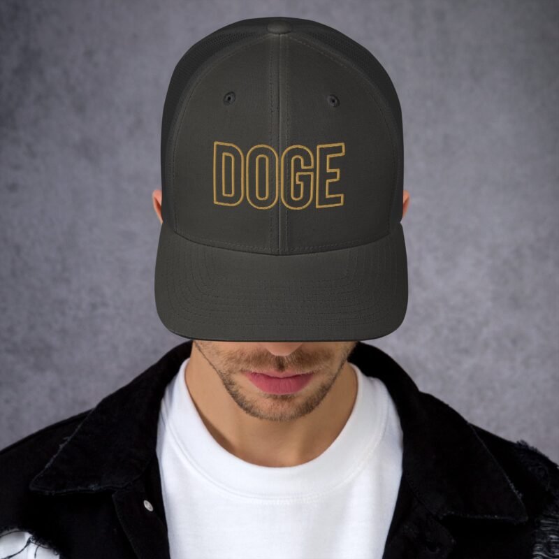 DOGE Trucker Cap DOGE Merch Department of Government Efficiency Meme Hat