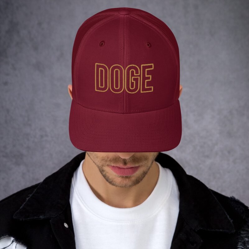DOGE Trucker Cap DOGE Merch Department of Government Efficiency Meme Hat