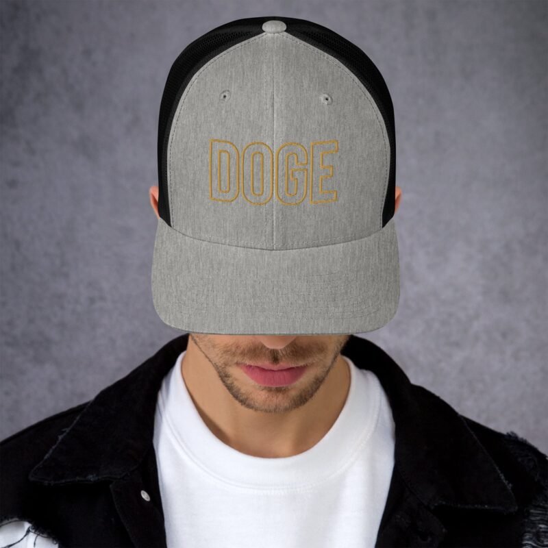 DOGE Trucker Cap DOGE Merch Department of Government Efficiency Meme Hat