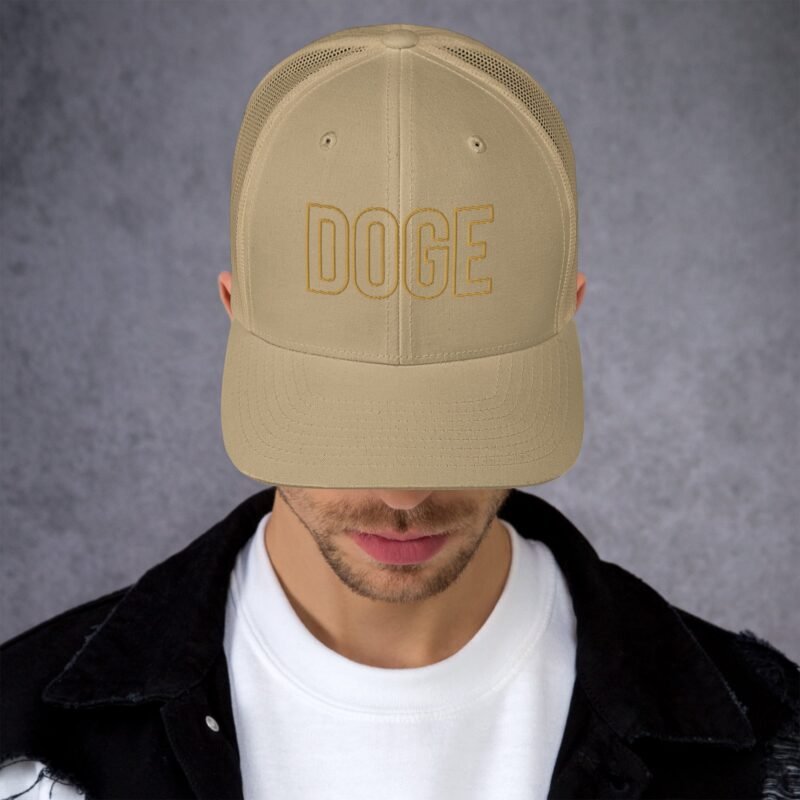 DOGE Trucker Cap DOGE Merch Department of Government Efficiency Meme Hat
