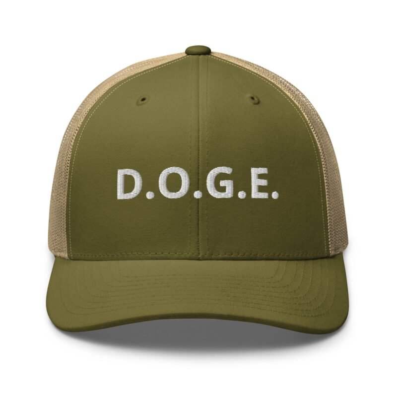 D.O.G.E. Dogecoin Trucker Cap DOGE Hat