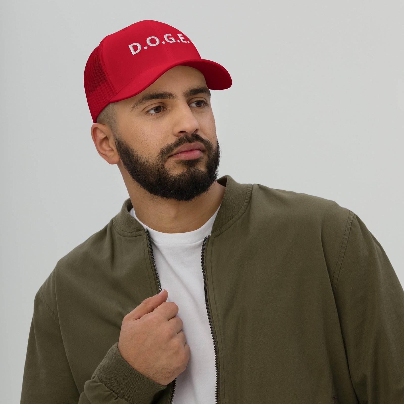 D.O.G.E. Dogecoin Trucker Cap DOGE Hat