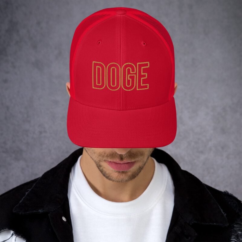 DOGE Trucker Cap DOGE Merch Department of Government Efficiency Meme Hat