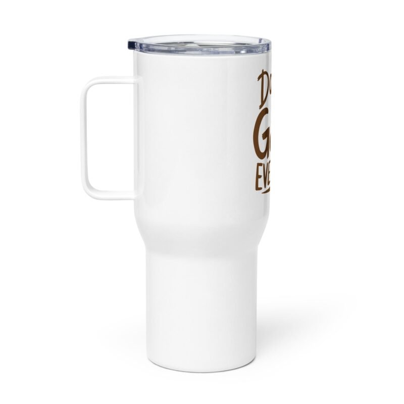 DOGE Mug Premium Insulated Travel Mug | Stainless Steel Tumbler with Handle | 25oz & 40oz Sizes | Leakproof Lid