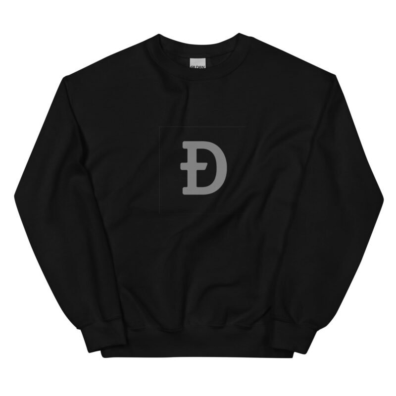 Gray Ð Dogecoin Sweatshirt | DOGE Shirt | DOGE Merch