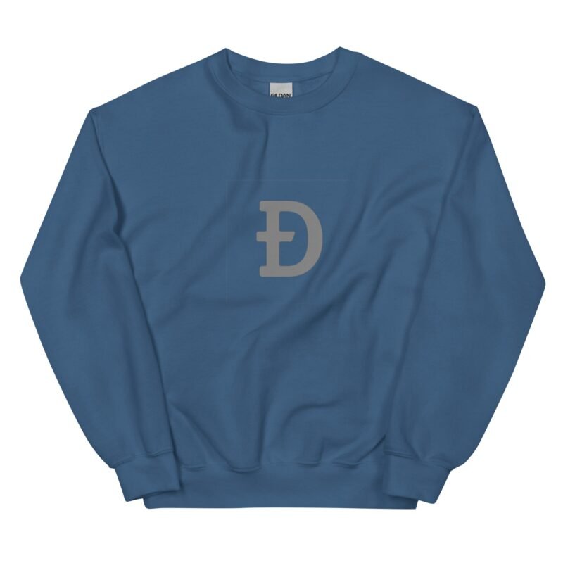 Gray Ð Dogecoin Sweatshirt | DOGE Shirt | DOGE Merch