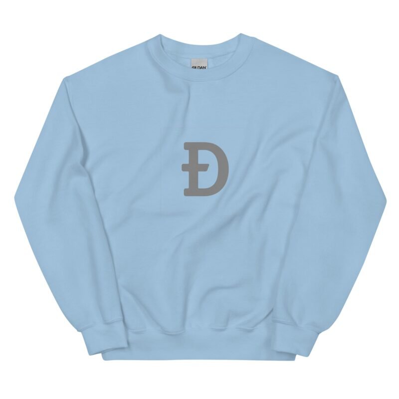 Gray Ð Dogecoin Sweatshirt | DOGE Shirt | DOGE Merch