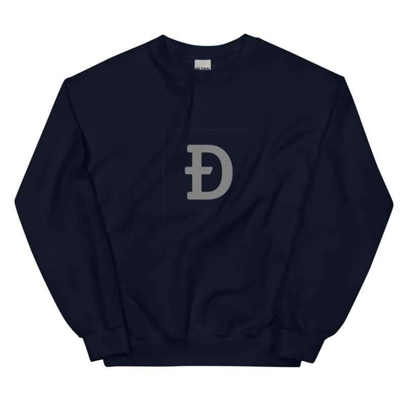 Gray Ð Dogecoin Sweatshirt | DOGE Shirt | DOGE Merch