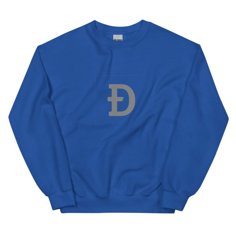 Gray Ð Dogecoin Sweatshirt | DOGE Shirt | DOGE Merch