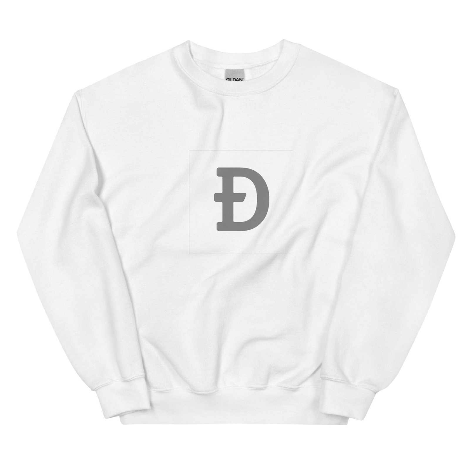 Gray Ð Dogecoin Sweatshirt | DOGE Shirt | DOGE Merch