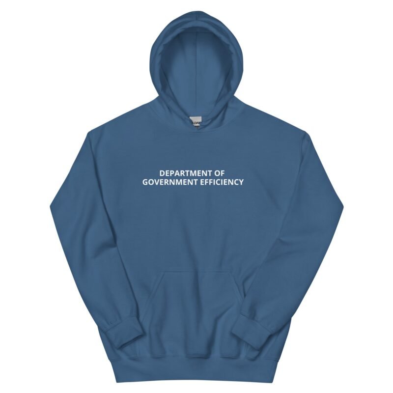 Unisex D.O.G.E. Hoodie | Department of Government Efficiency Sweatshirt | DOGE MEME Streetwear