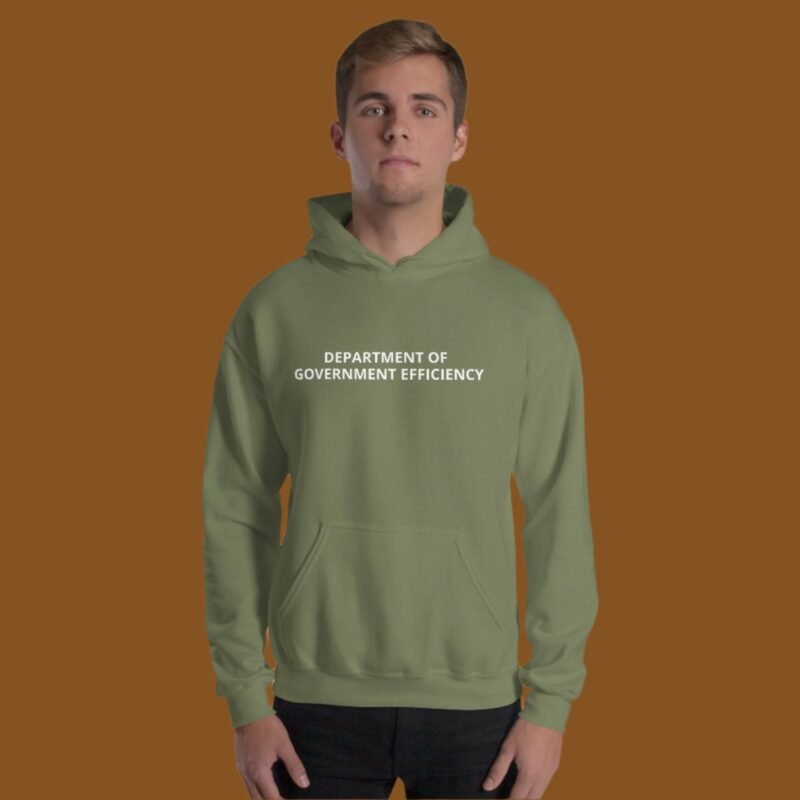 Unisex D.O.G.E. Hoodie | Department of Government Efficiency Sweatshirt | DOGE MEME Streetwear