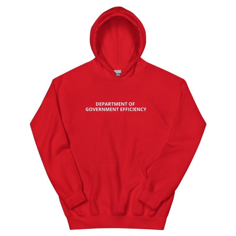 Unisex D.O.G.E. Hoodie | Department of Government Efficiency Sweatshirt | DOGE MEME Streetwear