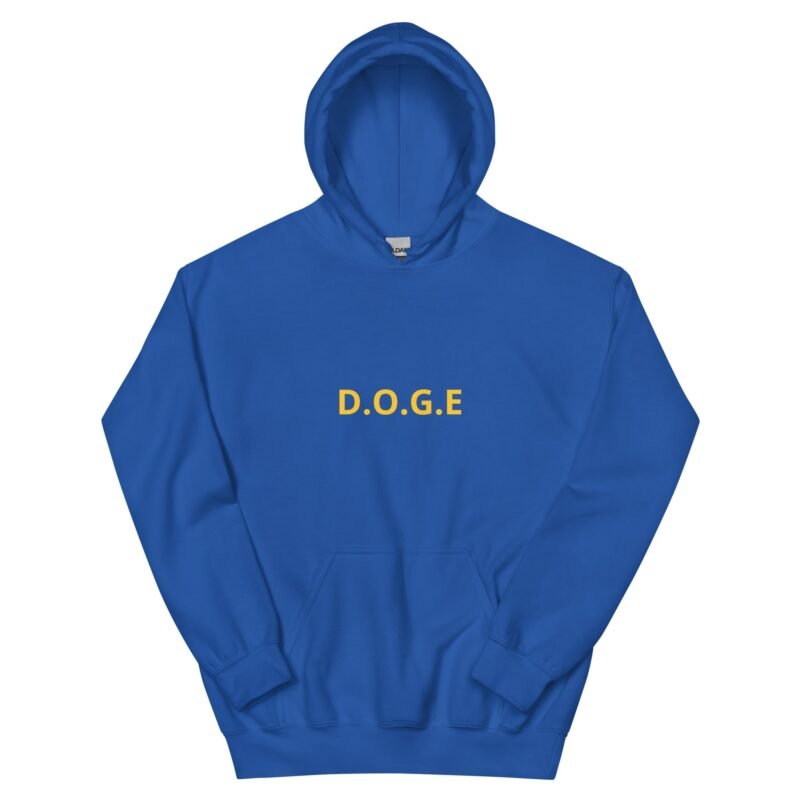 Blue DOGE Unisex Hoodie | Premium Shiba Inu Meme Sweatshirt | Comfortable Dogecoin Apparel