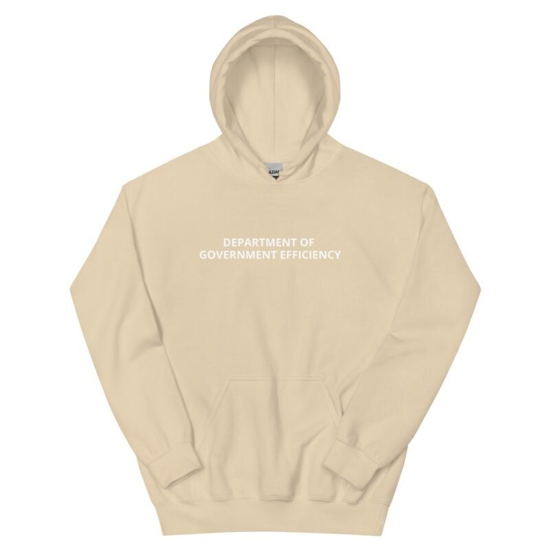 Unisex D.O.G.E. Hoodie | Department of Government Efficiency Sweatshirt | DOGE MEME Streetwear