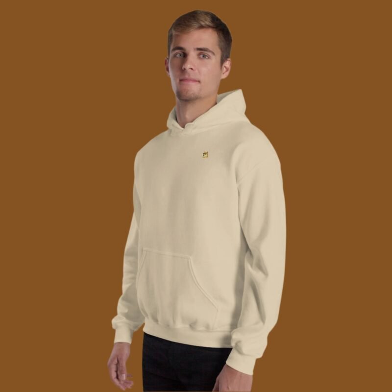 OG DOGE Khaki Hoodie | Polo Placement Sweatshirt | Casual Flex