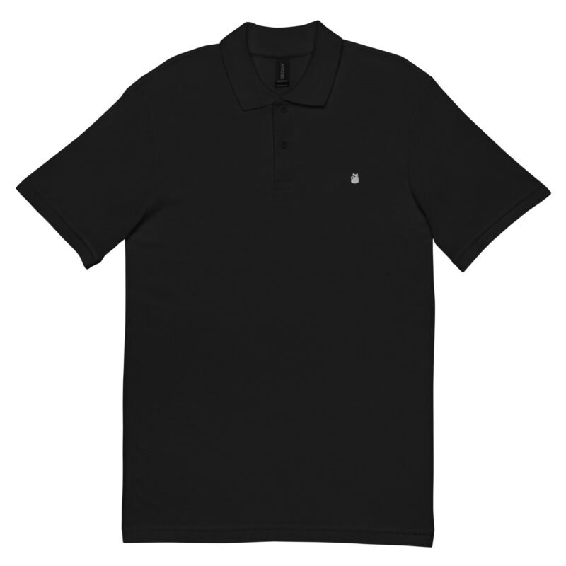 Grey Doge Emblem Unisex Pique Polo Shirt