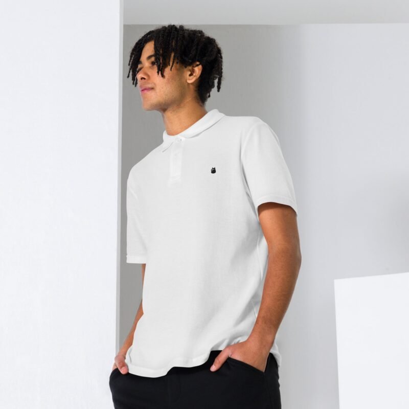 Grey Doge Emblem Unisex Pique Polo Shirt