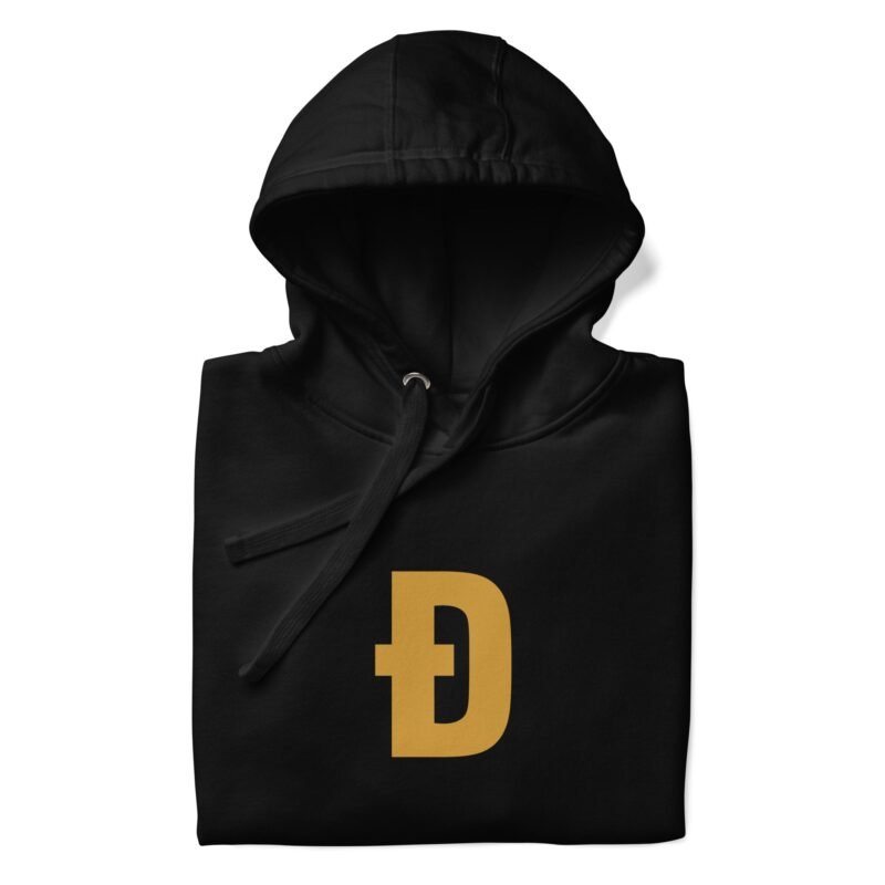 DOGE Hoodie - Stylish Dogecoin Subtle D Hoodie | Unofficial DOGE Merch & Store