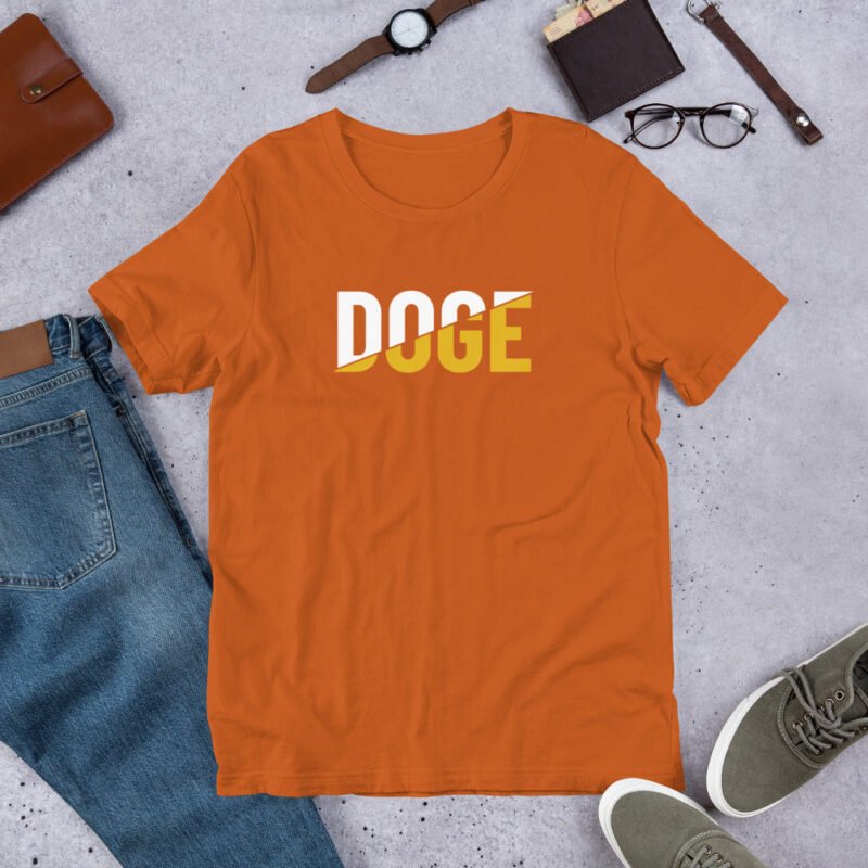 Slice DOGE Dogecoin D.O.G.E. Unisex T-Shirt | Premium DOGE Meme Apparel | Soft Cotton Dogecoin Shirt